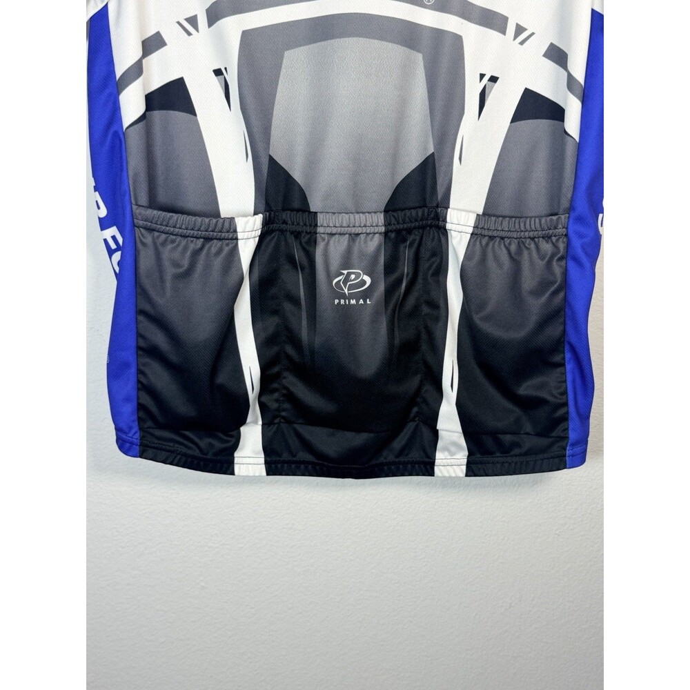 Primal Wear US Air Force Cycling Jersey Men's XL 3/4 Zip Road Bike Shirt Blue - Picture 8 of 9